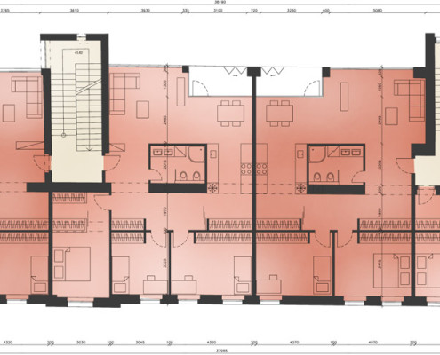 Layout - 2nd and 3rd floor