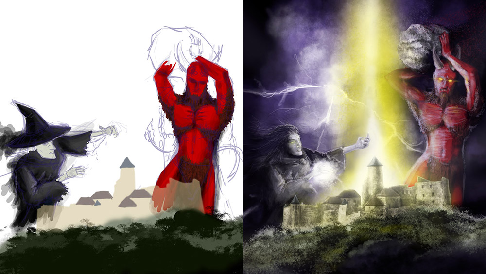 Devil's Rock Sketch
